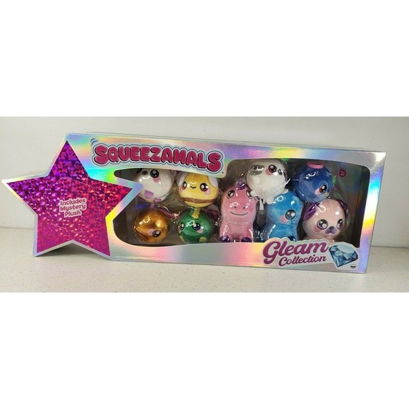 Squeezamals Gleam Collection Platinum Includes Mystery Plush Beverly Hills Co. - Picture 1 of 11
